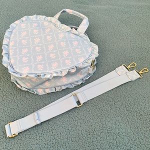 Stoney Clover Lane - High Tea Mini Ruffle Heart Tote